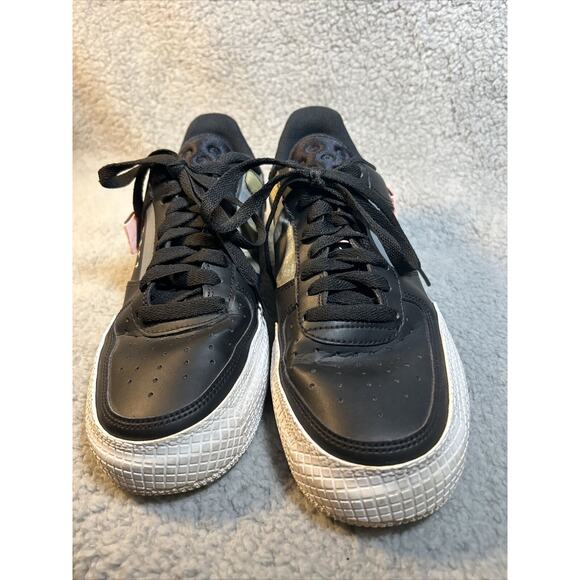 Nike Air Force 1 Low Sneakers Mens Size 7.5 AF1 Black Pink C10054-001 main image 6